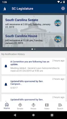 SC Legislature android App screenshot 3